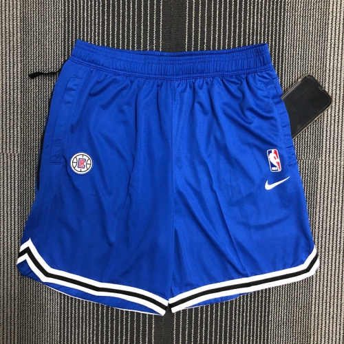 Los Angeles Clippers Blue NBA Training Shorts-311
