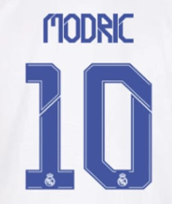 Name and number #10 MODRIC