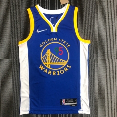 75th Mexico Limited Version NBA Golden State Warriors Blue #95 Jersey-311