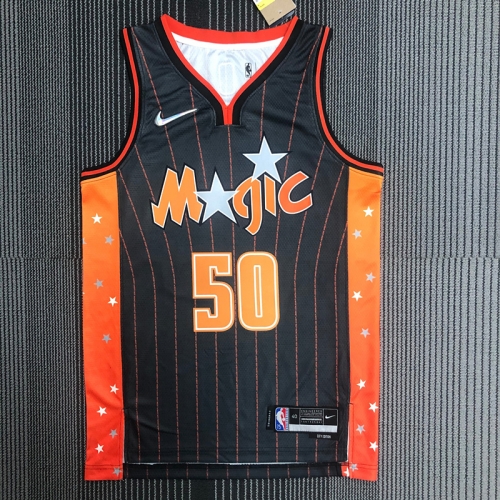 2022 Season NBA Orlando Magic Black & Orange #50 Jersey-311