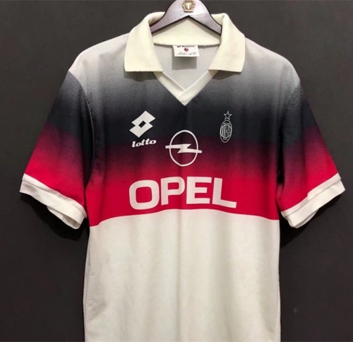 95-96 Retro Version AC Milan Home Red & Black Thailand Soccer Jersey AAA-2041