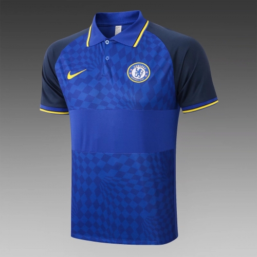 2021-22 Chelsea Blue Thailand Polo Shirts-815