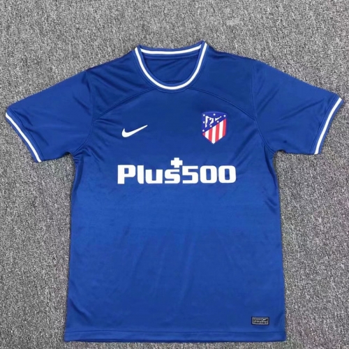 2022-23 Atletico Madrid Away Blue Thailand Soccer Jersey-726