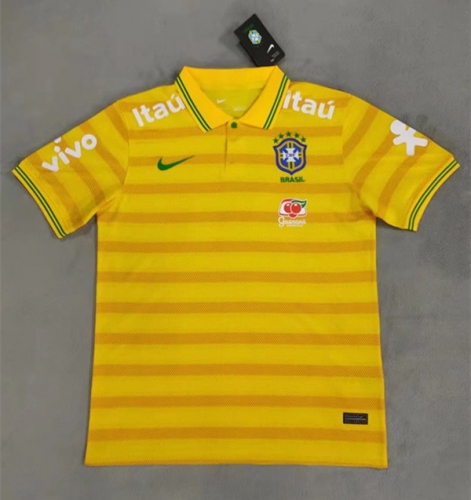 2022-23 Brazil Home Yellow Thailand Soccer Jersey AAA-510/709