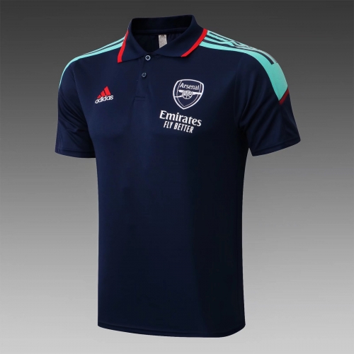 2021/22 Arsenal Royal Blue Thailand Polo Shirts-815