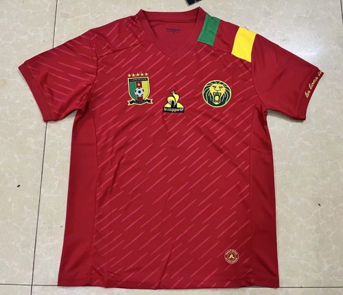 2022-23 Cameroon Away Red Thailand Soccer Jersey-426