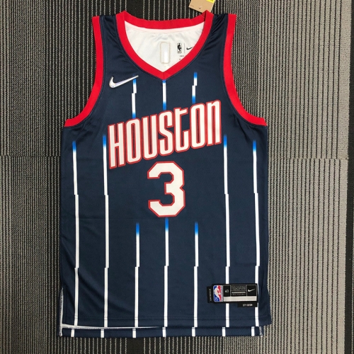 2022 Season NBA Houston Rockets Black #3 Jersey-311