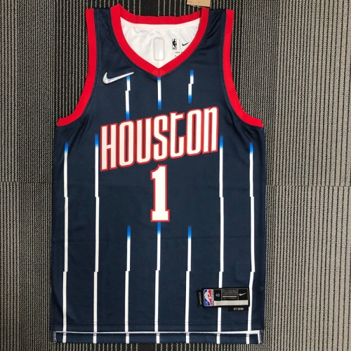 2022 Season NBA Houston Rockets Black #1 Jersey-311