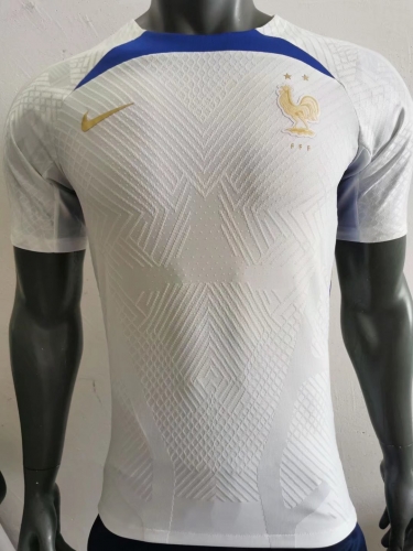 Player Version 2022-23 France White Thailand Training Soccer Jersey-703