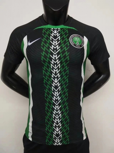 Player Special Version 2022-23 Nigeria Black & Green Soccer Thailand jersey AAA-MY