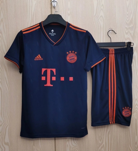 2020-2021 Bayern München Away Blue Soccer Uniform-TJ