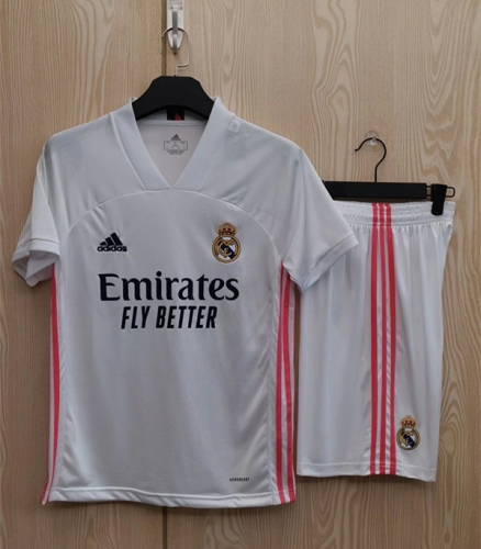 2020-2021 Real Madrid Home White Soccer Uniform-TJ