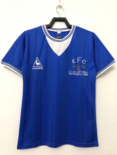 1985 Retro Version Everton Home Blue Thailand Soccer Jersey AAA-811