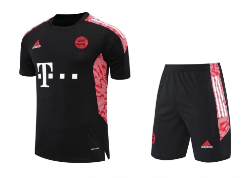 2021/2022 Bayern München Black Thailand Soccer Uniform-418