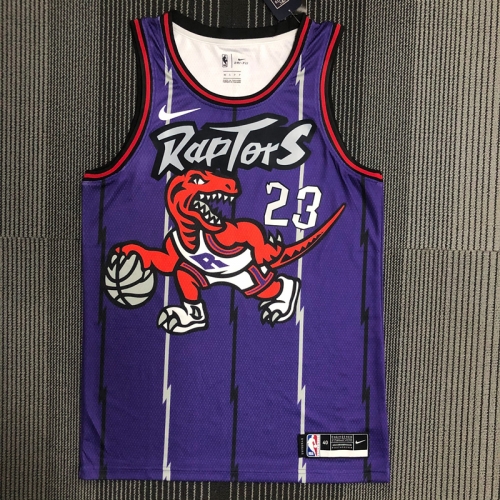 Retro Version NBA Toronto Raptors Purple #23 Jersey-311