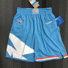 2022 Season Los Angeles Clippers Blue NBA Shorts-311