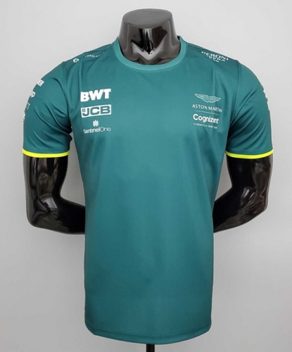 2020-2021 Astontin Green Formula One Racing Shirts-805