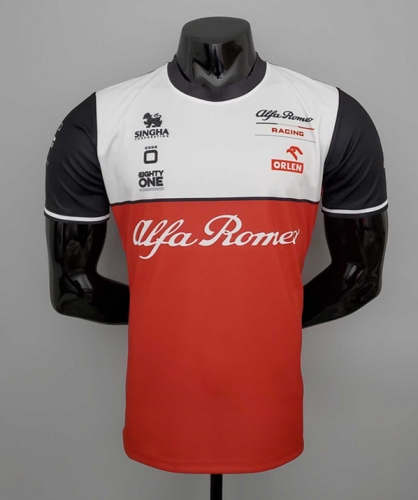 2021-2022 Alpha Red & White Formula One Racing Jersey-805