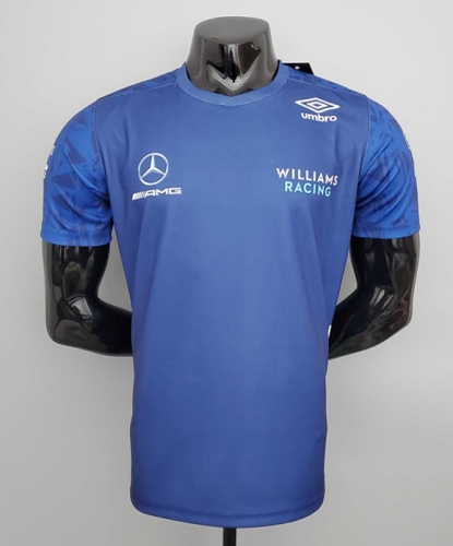 2021/22 Williams Blue Formula One Racing Shirts-805