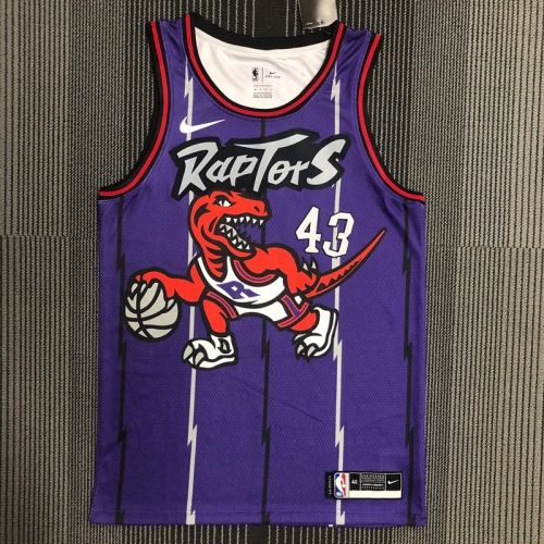 Retro Version NBA Toronto Raptors Purple #43 Jersey-311