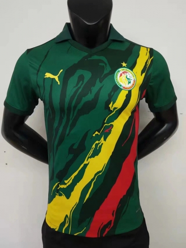 2022-23 Player Commemorative Editio Senegal 2nd Away Green Thailand Soccer Jersey AAA-MY