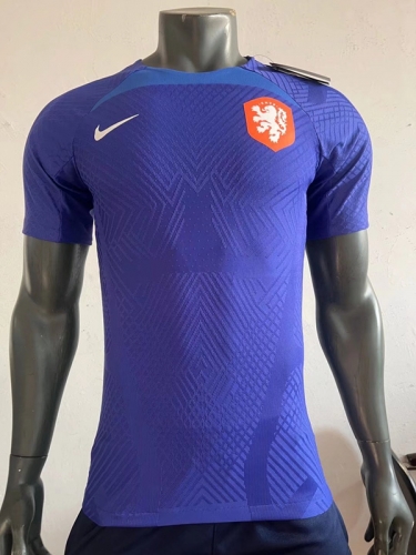 Player Version 2022-23 Netherlands Purple Thailand Soccer Training Jersey-703