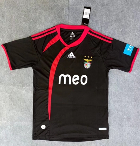 09-10 Retro Version Benfica Black Thailand Soccer Jersey AAA-905