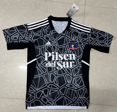 2022-23 Colo-Colo Goalkeeper Black Thailand Soccer Jersey AAA-36