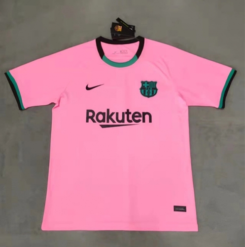 2020-2021 Barcelona 3rd Away Pink Thailand Soccer Jersey AAA-510/1099
