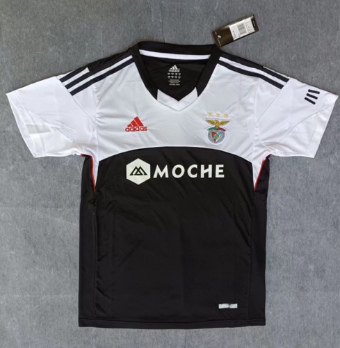 13-14 Retro Version Benfica White & Black Thailand Soccer Jersey AAA-905/811/522