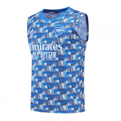 2022/23 Arsenal Blue Thailand Soccer Training Jersey Vest-418