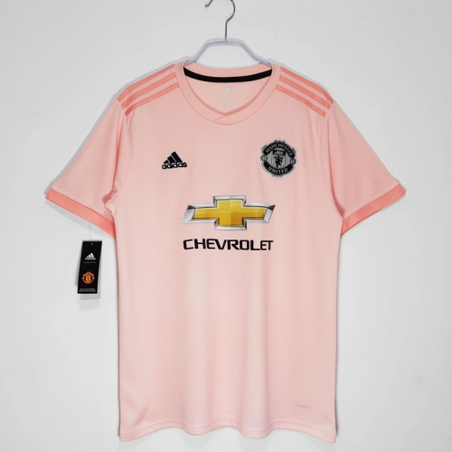 2018-19 Retro Manchester United Pink Thailand Soccer Jersey AAA-710