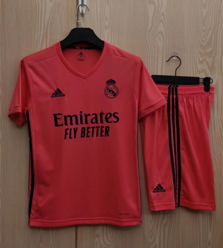 2020-2021 Real Madrid Dark Red Soccer Uniform-TJ