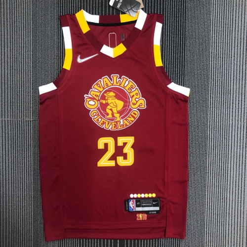 2022 City Version Cleveland Cavaliers NBA Red #23 Jersey-311