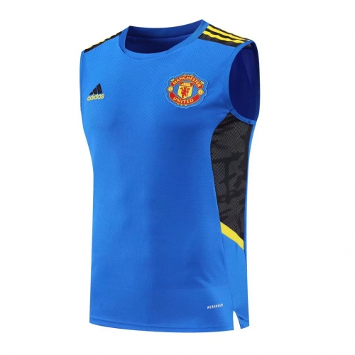 2022/23 Manchester United Blue Thailand Soccer Training Jersey-418