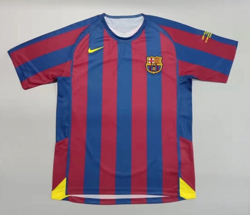 06 Retro Version Barcelona Home Red & Blue Thailand Soccer Jersey AAA-710/503