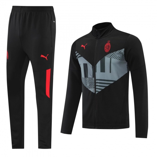 2022-23 AC milan Black Jacket Uniform-LH