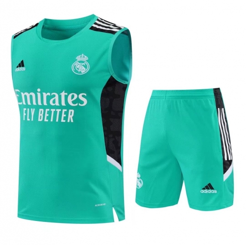 2022/23 Real Madrid Green Thailand Soccer Training Uniform-418