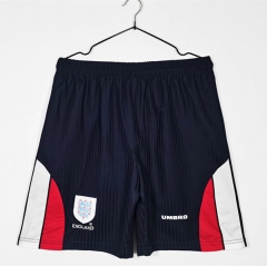 1998 Retro Version England Home Royal Blue Thailand Soccer Shorts-710/601/301