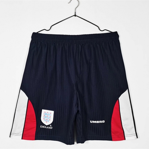 1998 Retro Version England Home Royal Blue Thailand Soccer Shorts-710/601