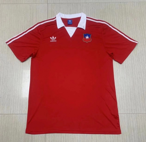 81 Retro Version Chile Home Red Thailand Soccer Jersey-1040