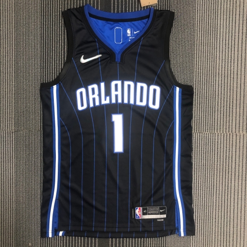 75th Commemorative Edition NBA Orlando Magic Black #1 Jersey-311