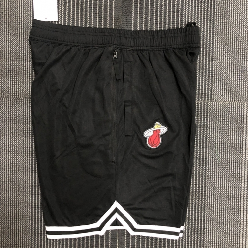 Miami Heat Black NBA Shorts-311