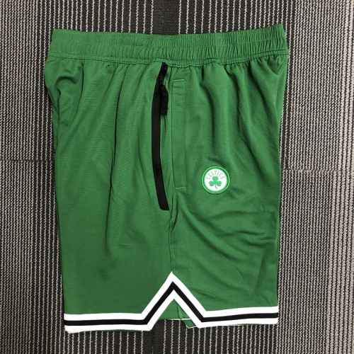 Boston Celtics Green NBA Shorts-311