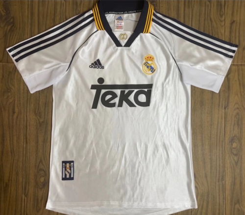 2000 Retro Version Real Madrid Home White Thailand Soccer Jersey AAA-601/811