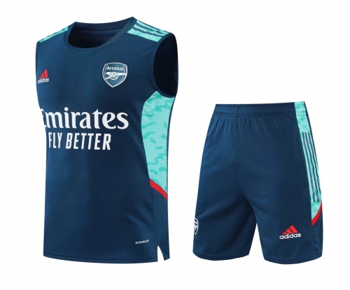 2022/23 Arsenal Green Thailand Soccer Training Jersey Vest Uniform-418