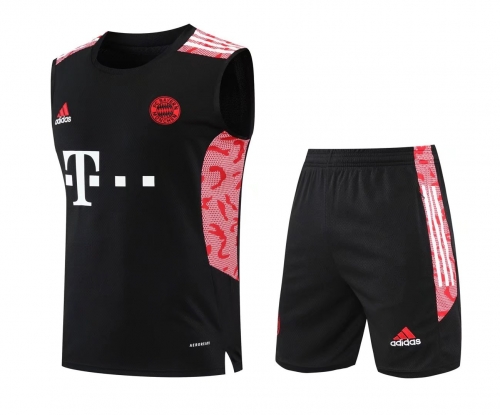 2022/23 Bayern München Black Thailand Soccer Training Jersey Vest Uniform-418