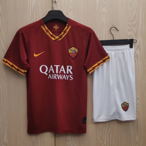 2020-2021 AS Roma Home Red Soccer Uniform-TJ