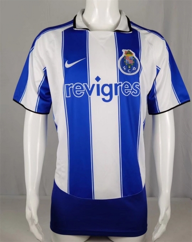 03-04 Retro Version Porto Blue & WhiteThailand Soccer Jersey AAA-519/503