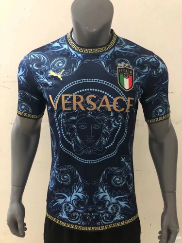 Special Version 2022-23 Italy Blue & Black Thailand Soccer Jersey AAA-709/416/23